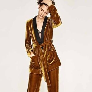 ZARA MUSTARD YELLOW BLAZER